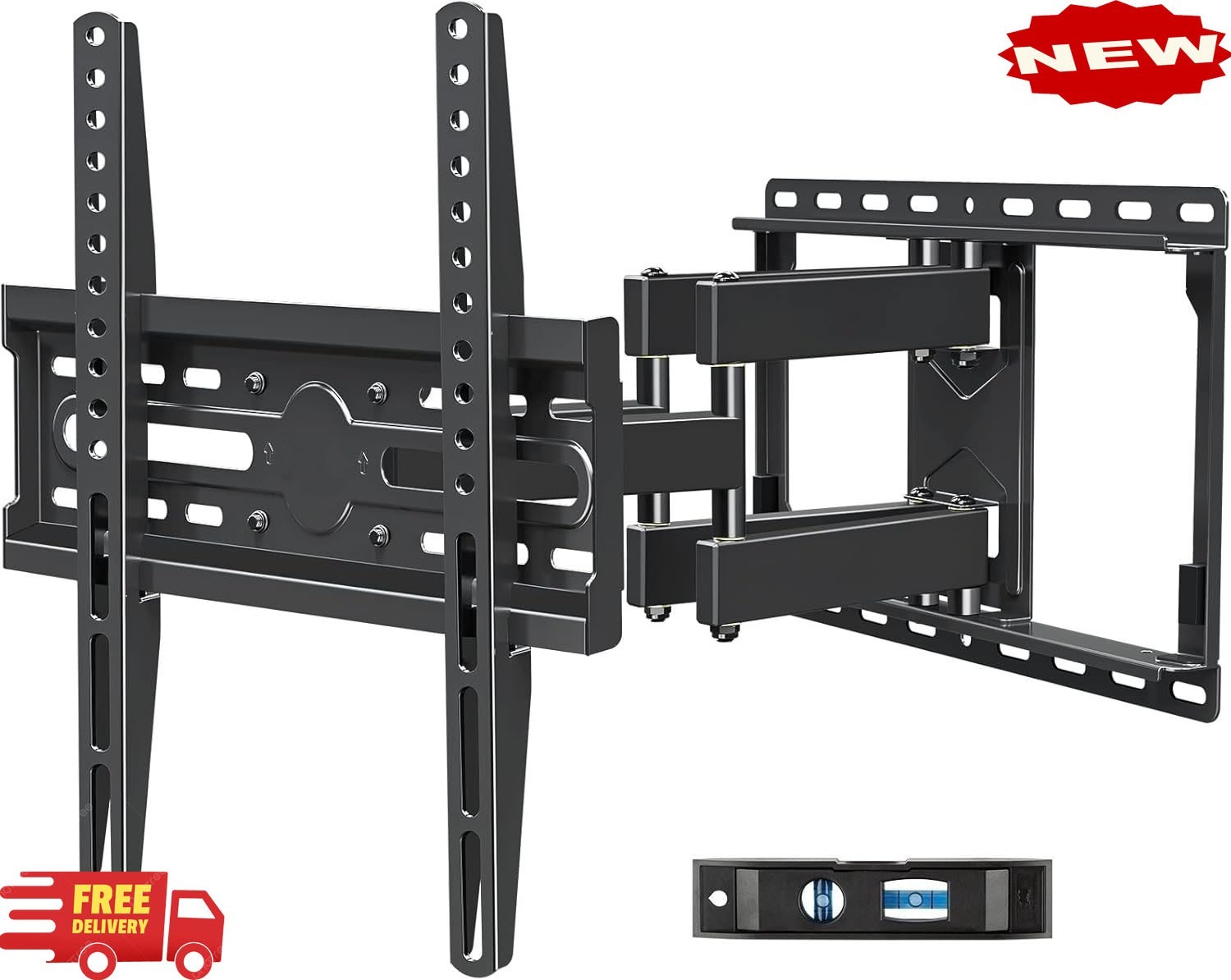 Soporte de pared para televisores de 32 a 65 pulgadas, con giro e inclinación, b