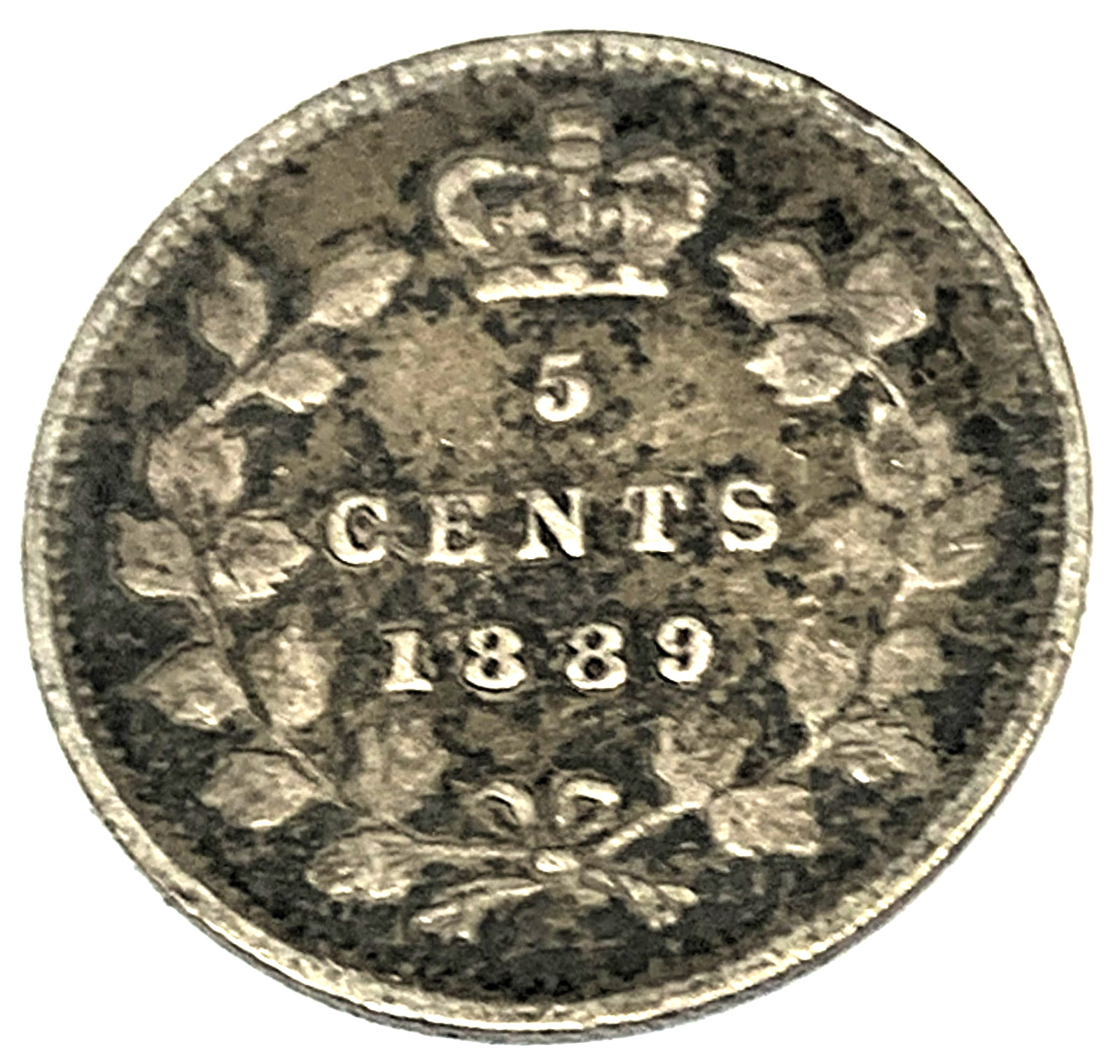 C6431 CANADA COIN, FIVE CENTS 1889