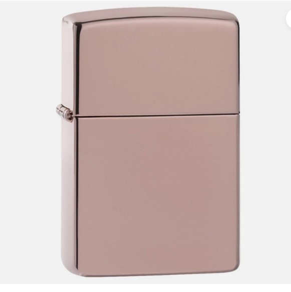 Zippo Windproof High Polished Rose Gold Lighter, 49190 #24