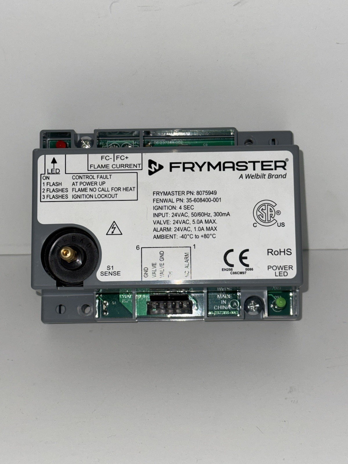 Frymaster 8075949 Module Fenwal 24Vac Dsi Ignition