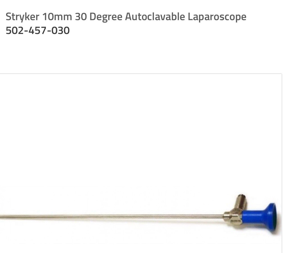 Stryker Scopes Models Available (Used In G. Condition) Price For One Scope