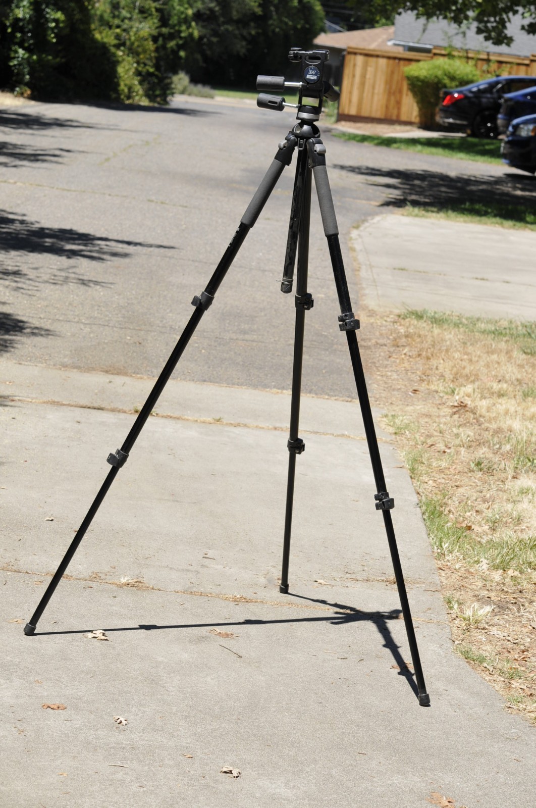 Manfroto 3047 Tripod, 6 ft high, not used much