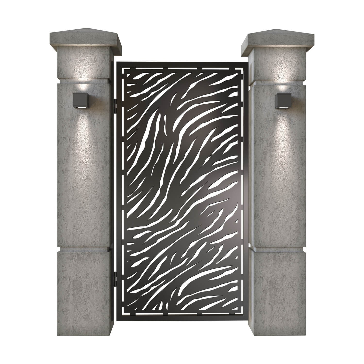 Gorgeous Custom Handcrafted Metal Entry Gate