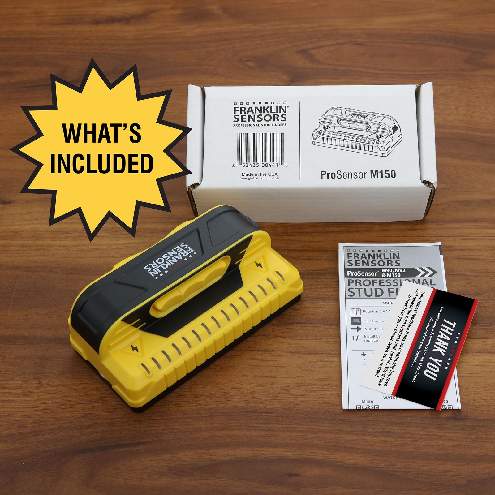 ProSensor M150/X990 Stud Finder with Live Wire Detection