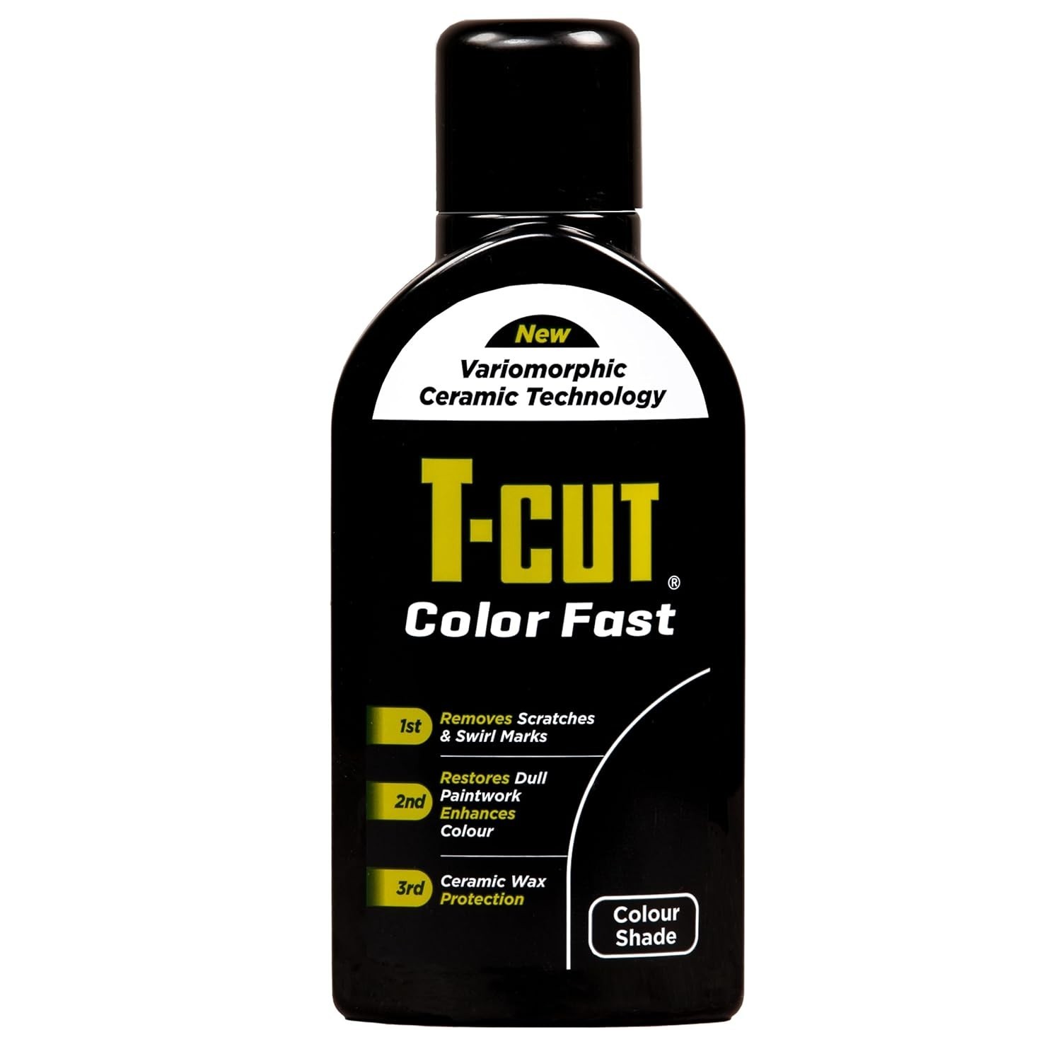 T-Cut Color Fast Black 3-in-1 Polish - Restores, Protects & Shines Vehicle Paint
