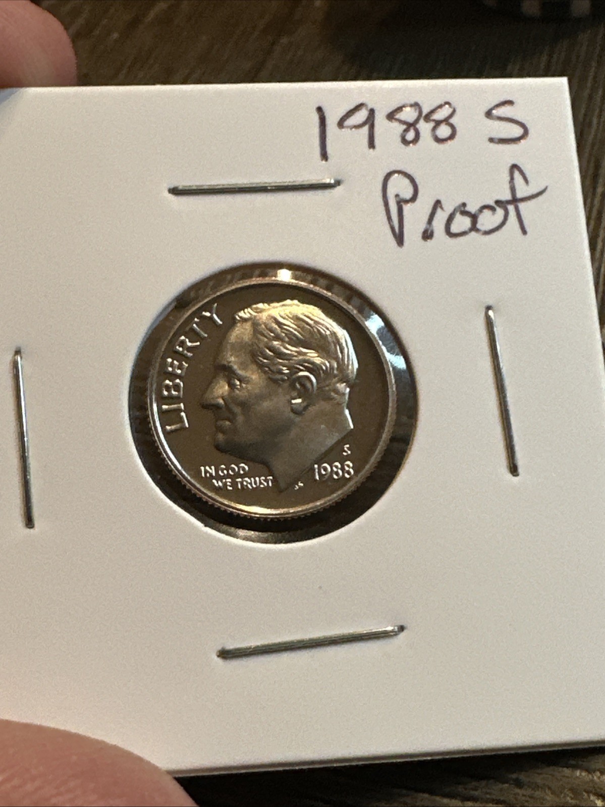 1988-S Deep Cameo Proof Roosevelt Dime ~ Free Shipping!