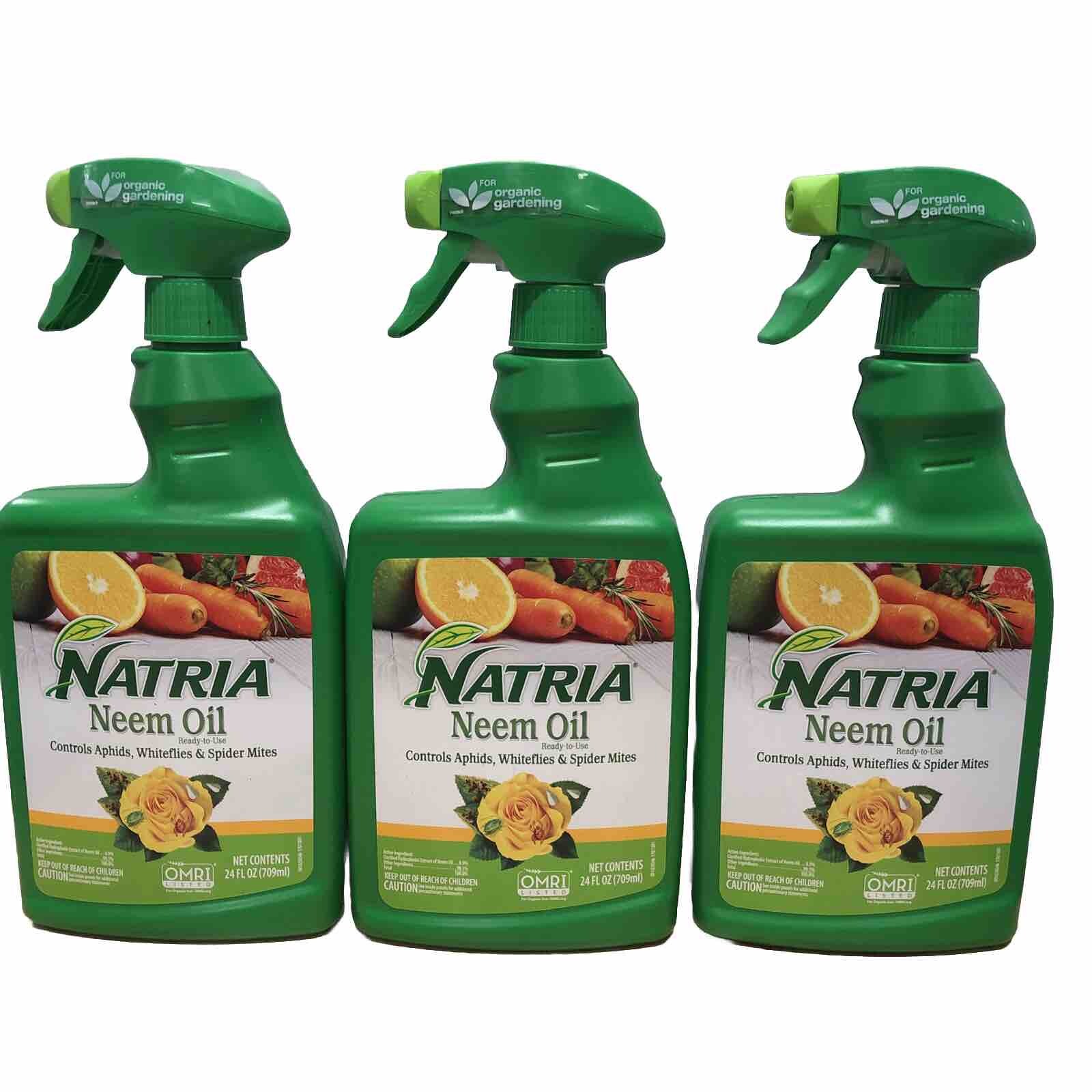 Natria 706250A Neem Oil Spray for Plants Pest Organic Disease Control, 24-Ounce.