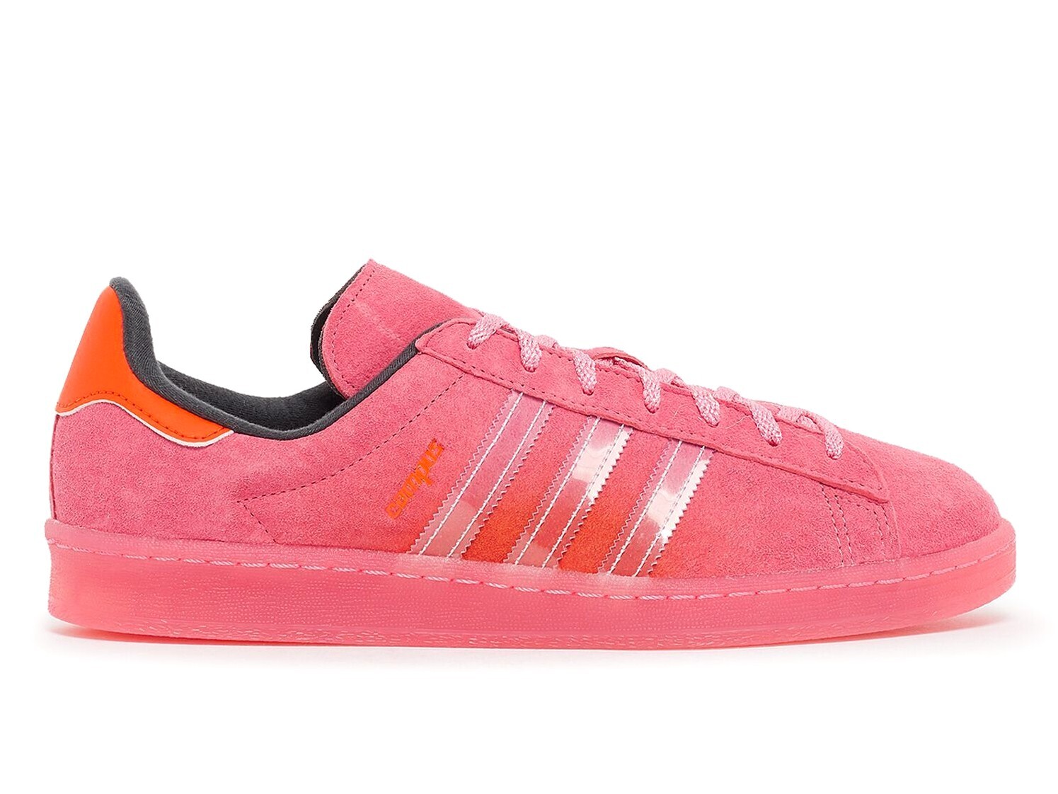 MENS ADIDAS CAMPUS 80'S ORIGINALS CORAL PINK ORANGE CASUAL LIFESTYLE SHOES
