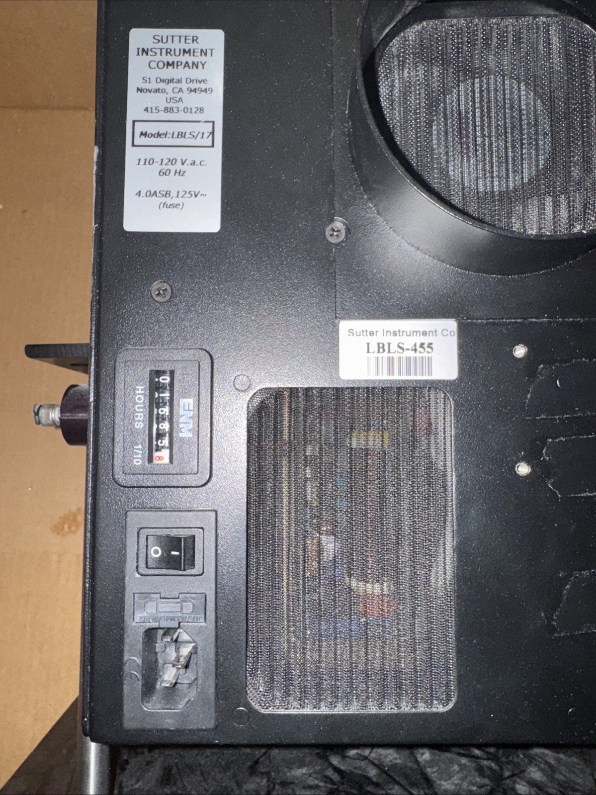 Sutter Instrument Lambda LBLS/17- No Lamp Light