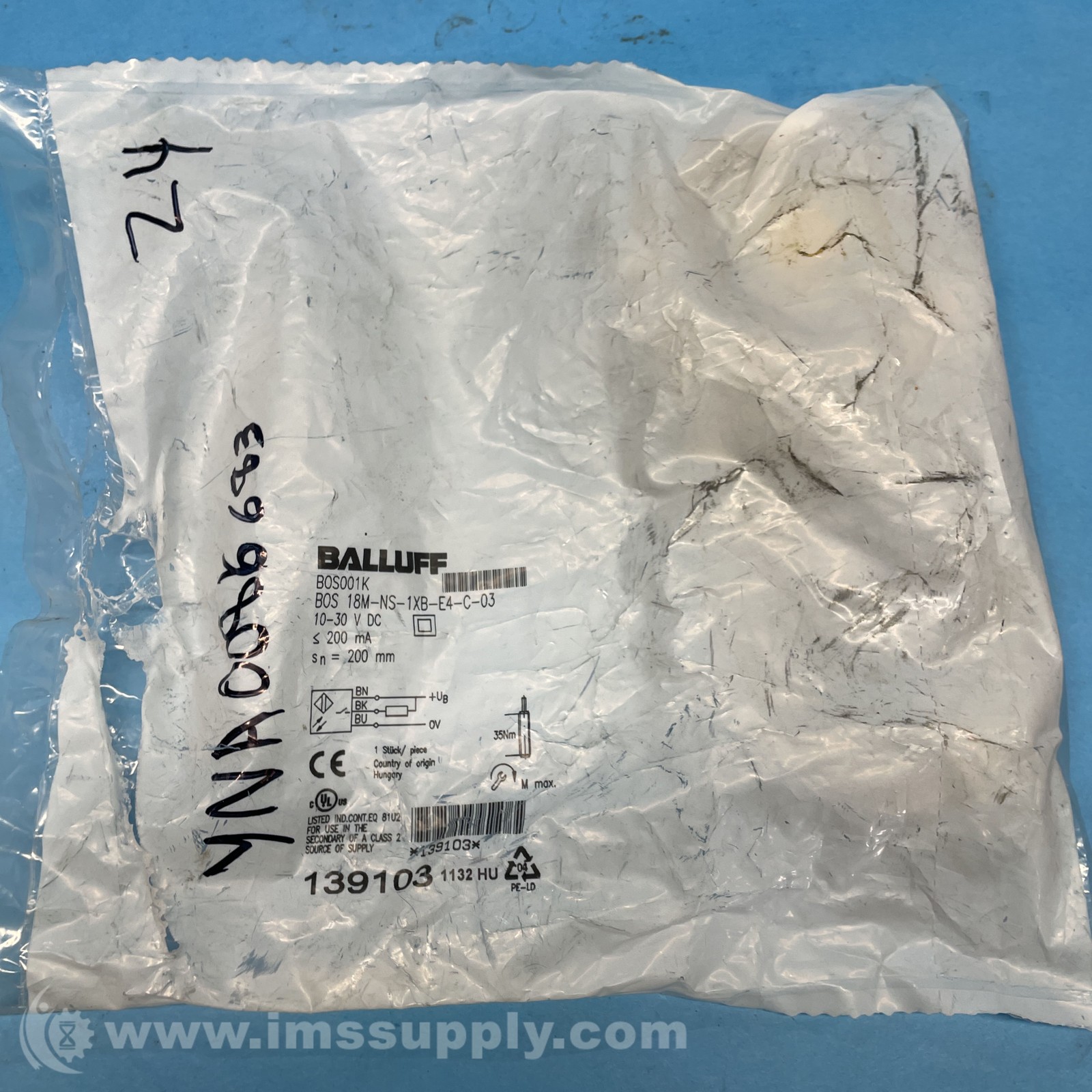 Balluff BOS001K Photoelectric Sensor FNOB