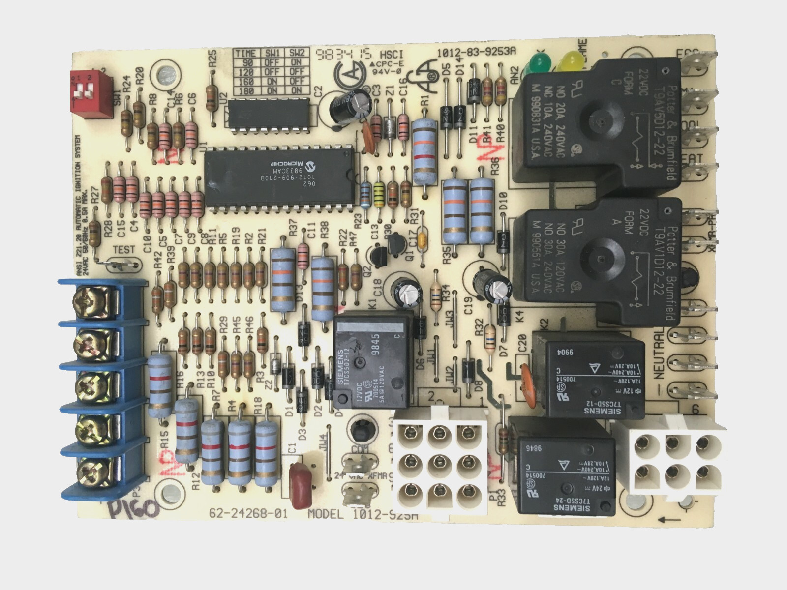 Rheem Ruud 62-24268-01 Furnace Control Circuit Board 1012-925A  used #P160