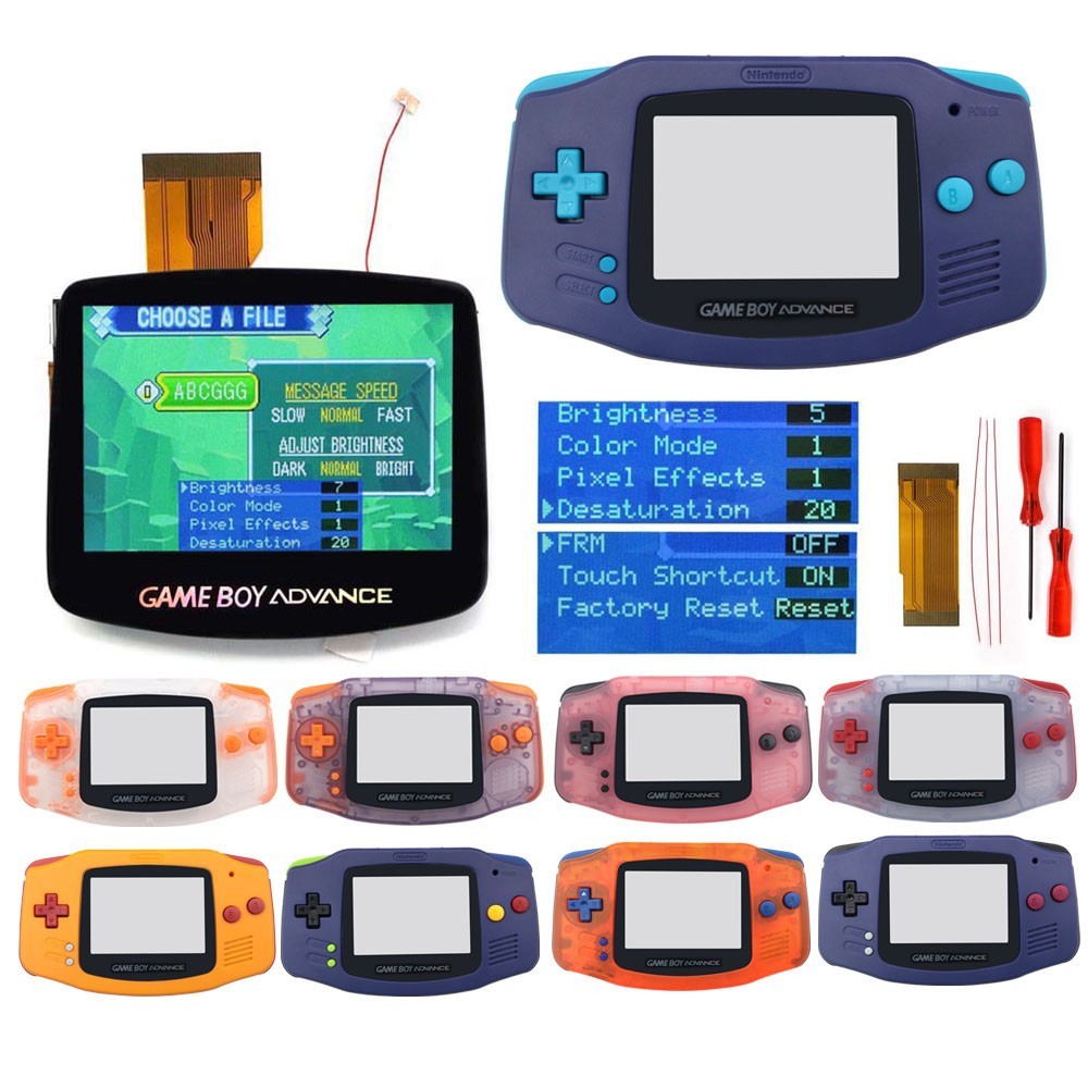 HISPEEDIDO GameBoy Advance GBA IPS V5 Laminated Screen Kit 720x480 LCD NO SOLDER