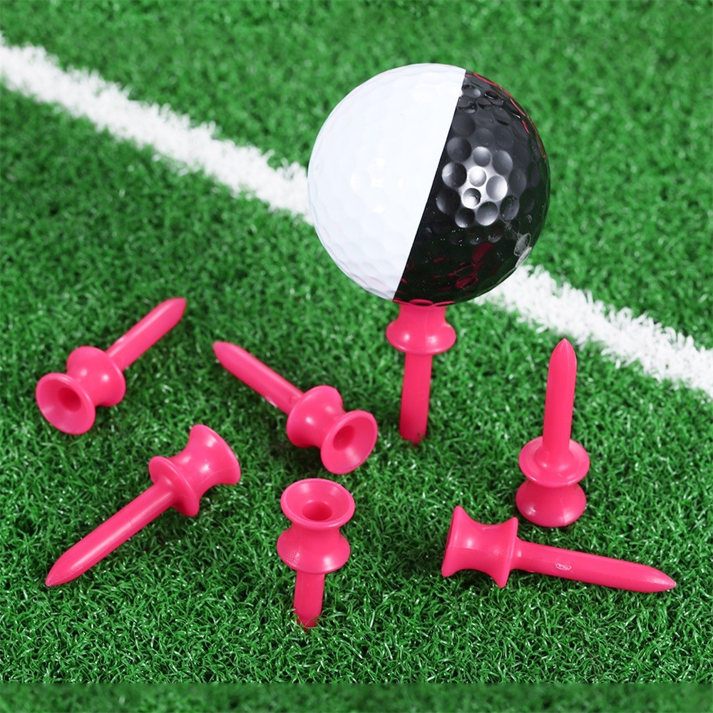 Pack of 100Pcs Plastic Assorted Step Down Golf Castle Tees Height Control 41mm