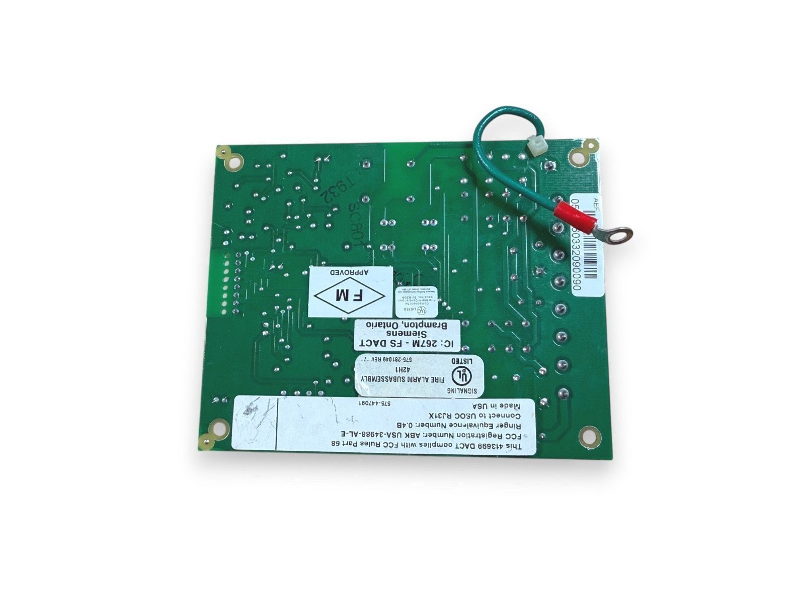 Siemens FS-DACT FireSeekerDigital Alarm Communicator Board