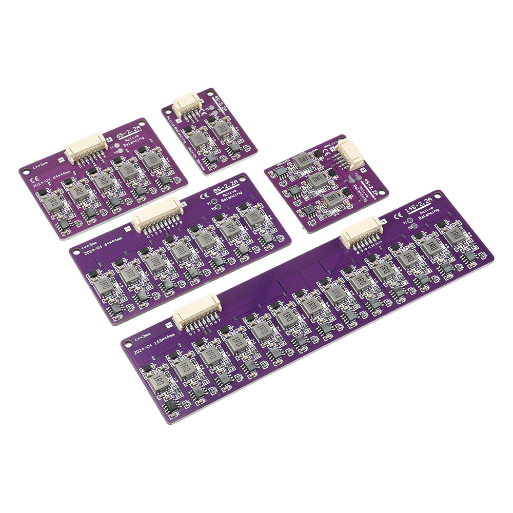 3S 4S 6S 8S 14S Li-ion Battery High-current Inductive Active Equalizer Board