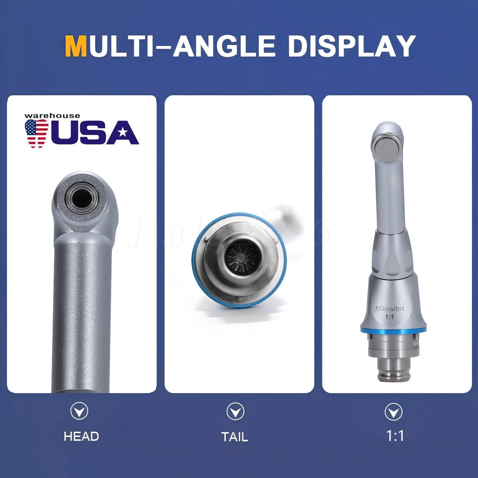 Dental Wireless Endo Motor LED 16:1 Root Canal Treatment / 1:1 16:1 Head