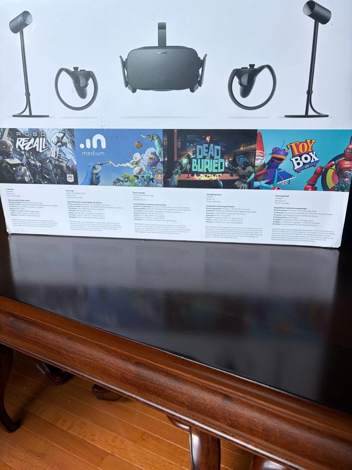 Meta Oculus Rift VR Headset- Black (Slightly Used)