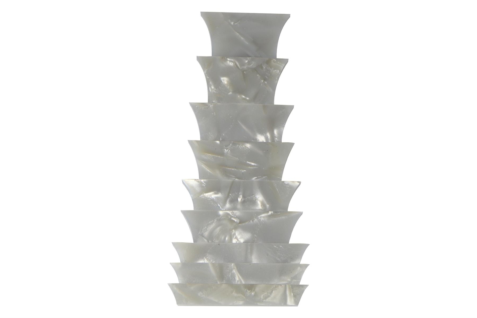 Trapezoid Crown Pearloid Celluloid inlays for Les Paul guitar builders