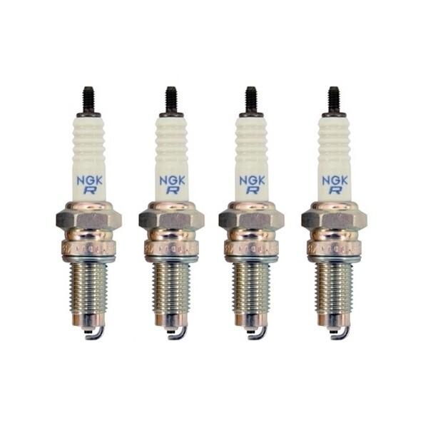 Set of 4 NGK Spark Plugs Fits HONDA CBF600 CBF600N CBF600S (2008 to 2013)