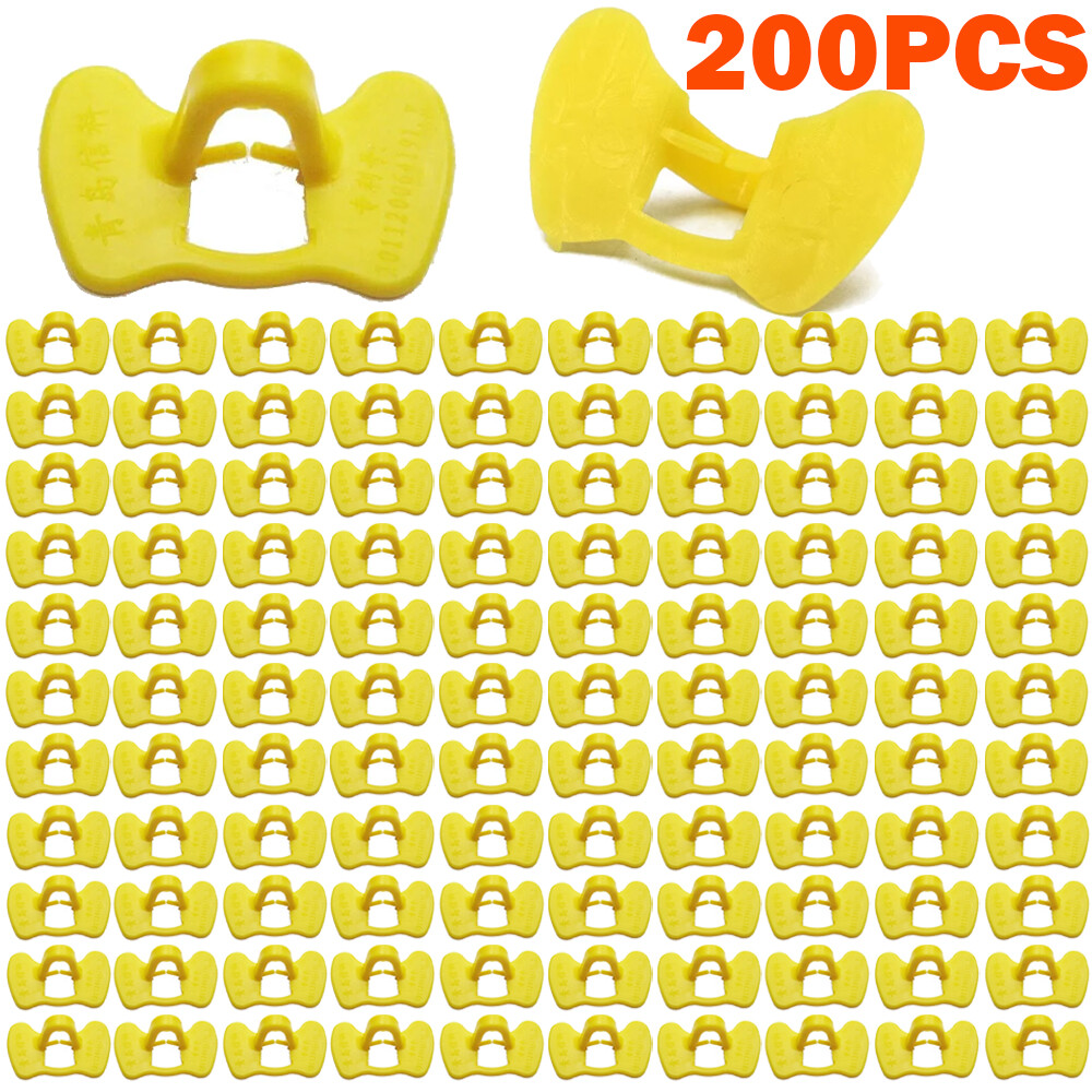 200PCS Pinless Chicken Peepers Pheasant Poultry Blinders Spectacle Eye No Fight