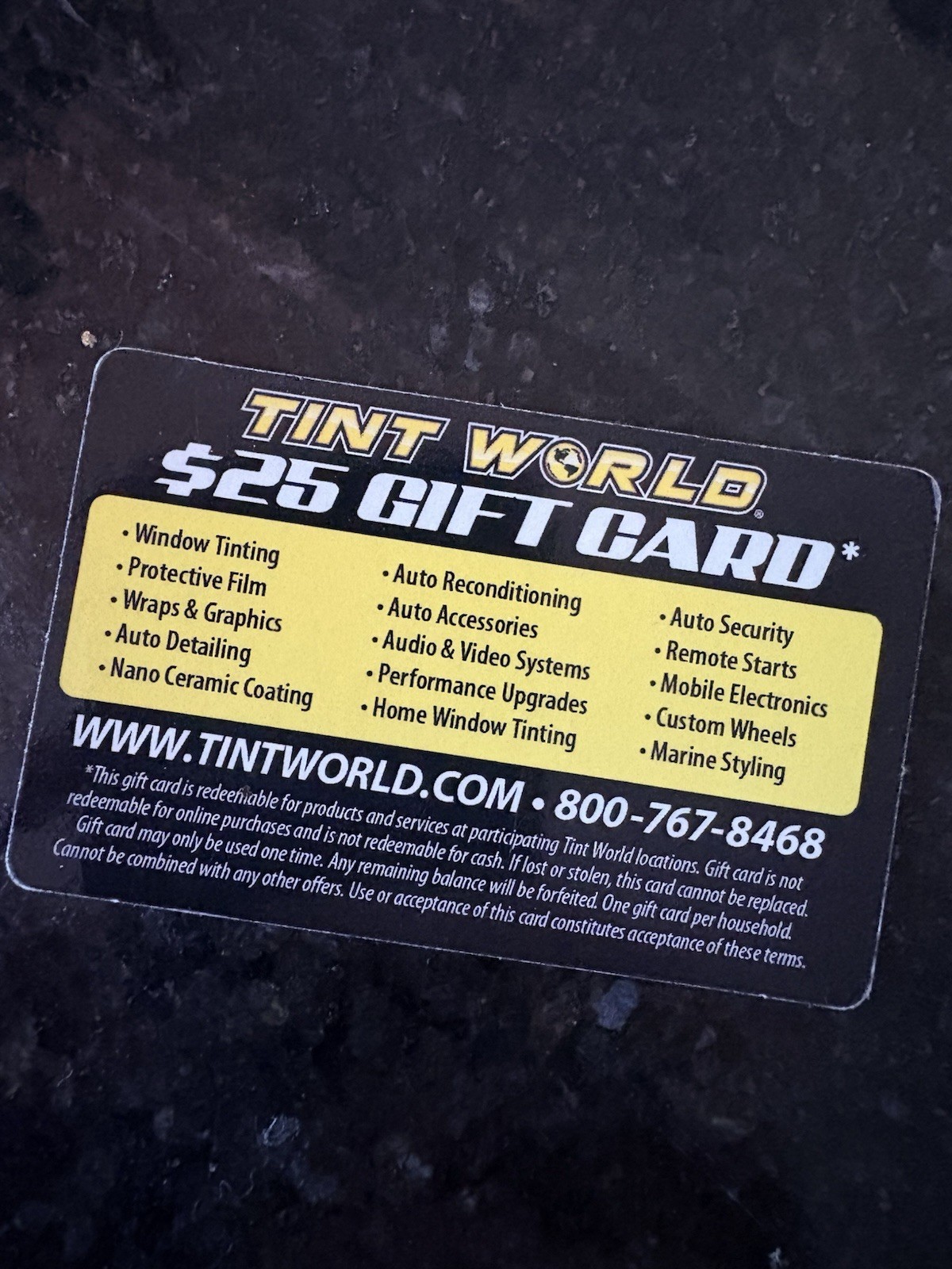 Tint World Gift Card