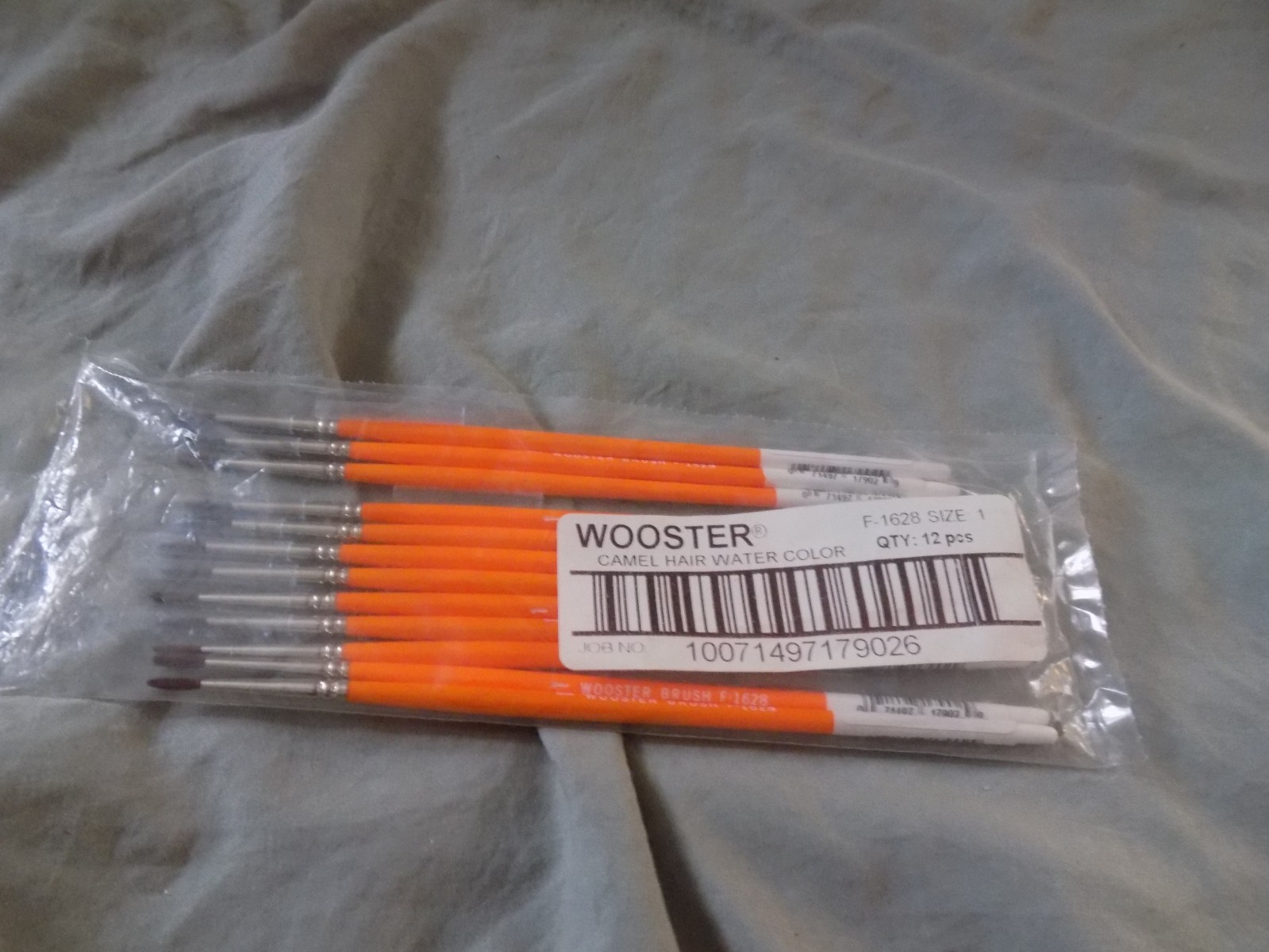 Brand NEW 12 PACK Wooster F-1628 Camel Hair Bristle Size 1 Water Color