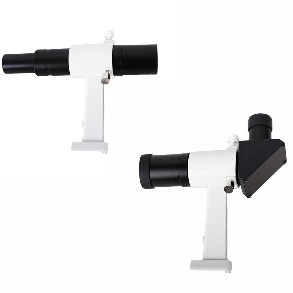 6x30 Finder Mirror Finderscope with Crosshair & Bracket for Astronomy Telescope