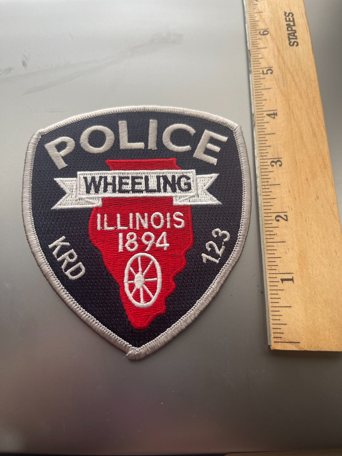 WHEELING ILLINOIS POLICE COLLECTOR PATCH