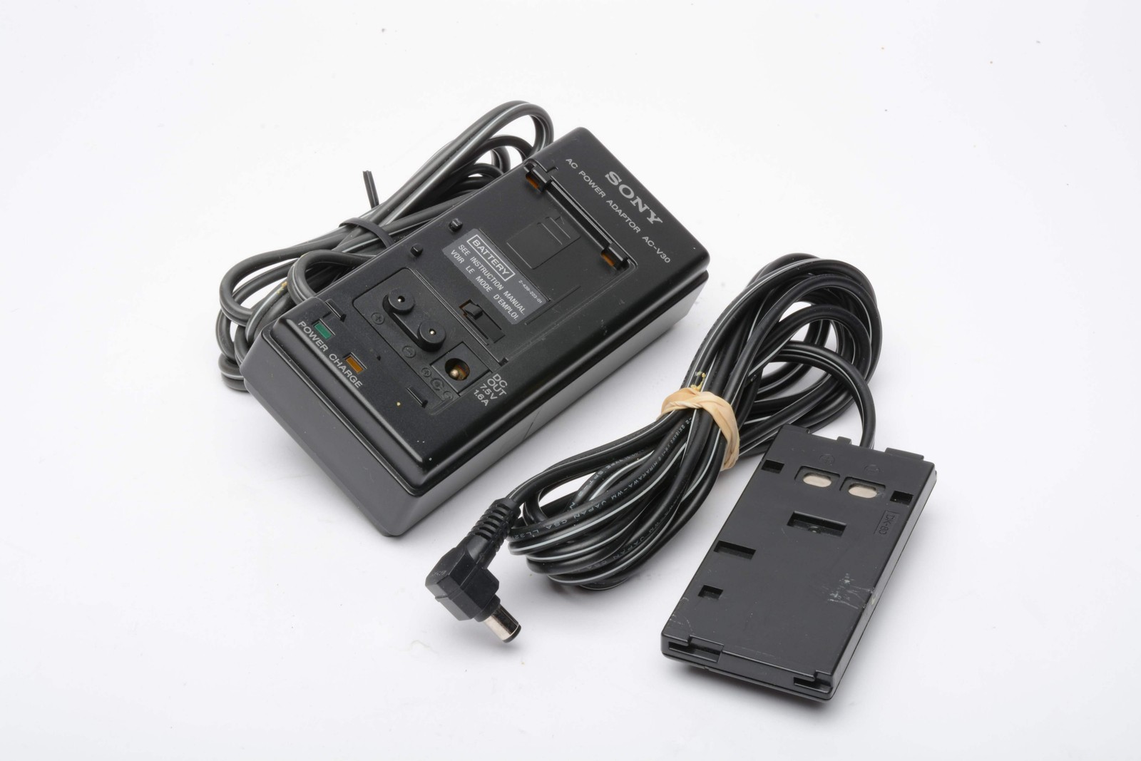 Sony AC-V30 AC Adapter/charger combo, Genuine