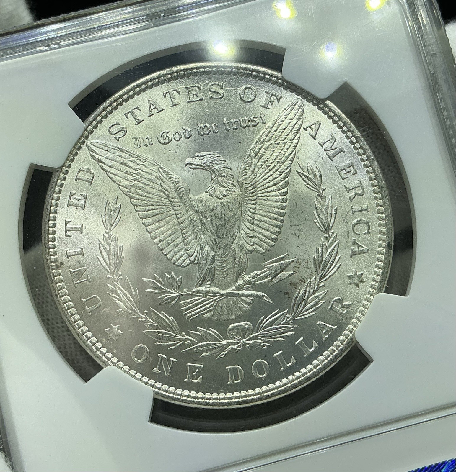 1885 Morgan Silver Dollar $1 NGC MS63
