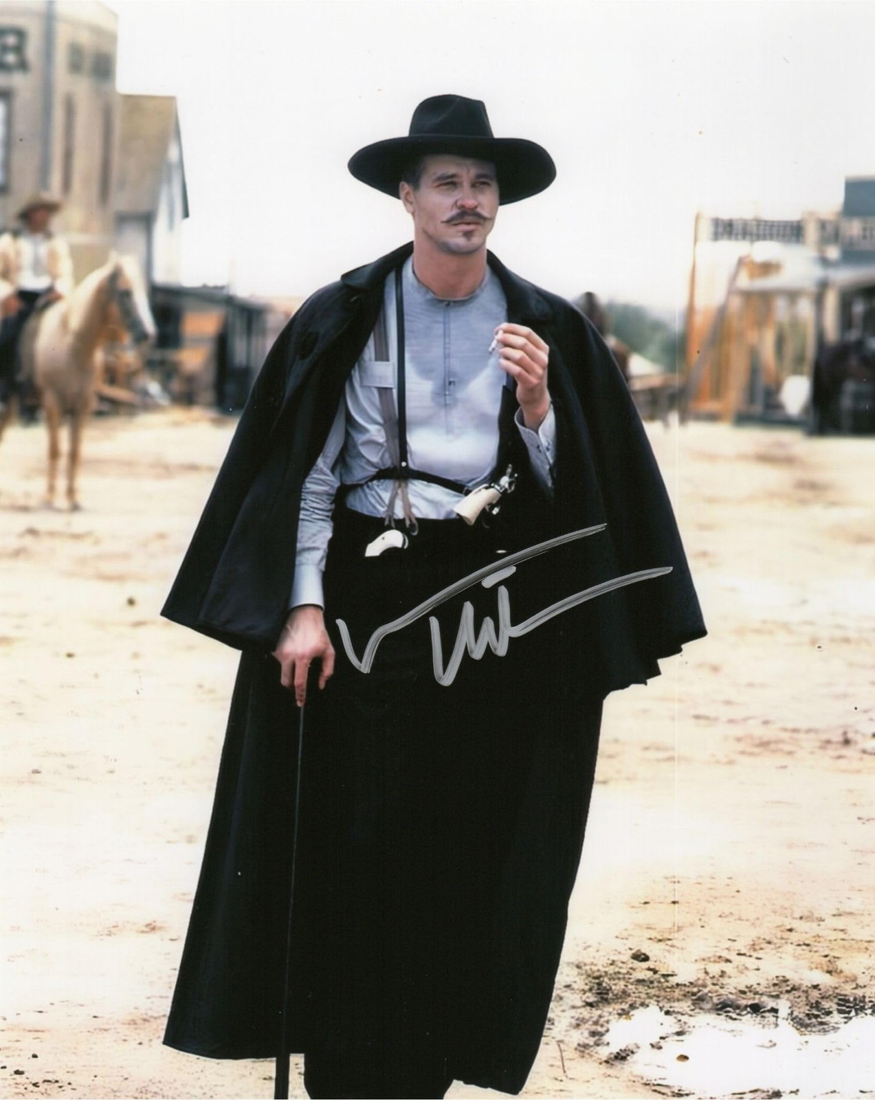 RP Val Kilmer Signed, Doc Holliday, Photo 8x10 8 x 10 inches, Print Out