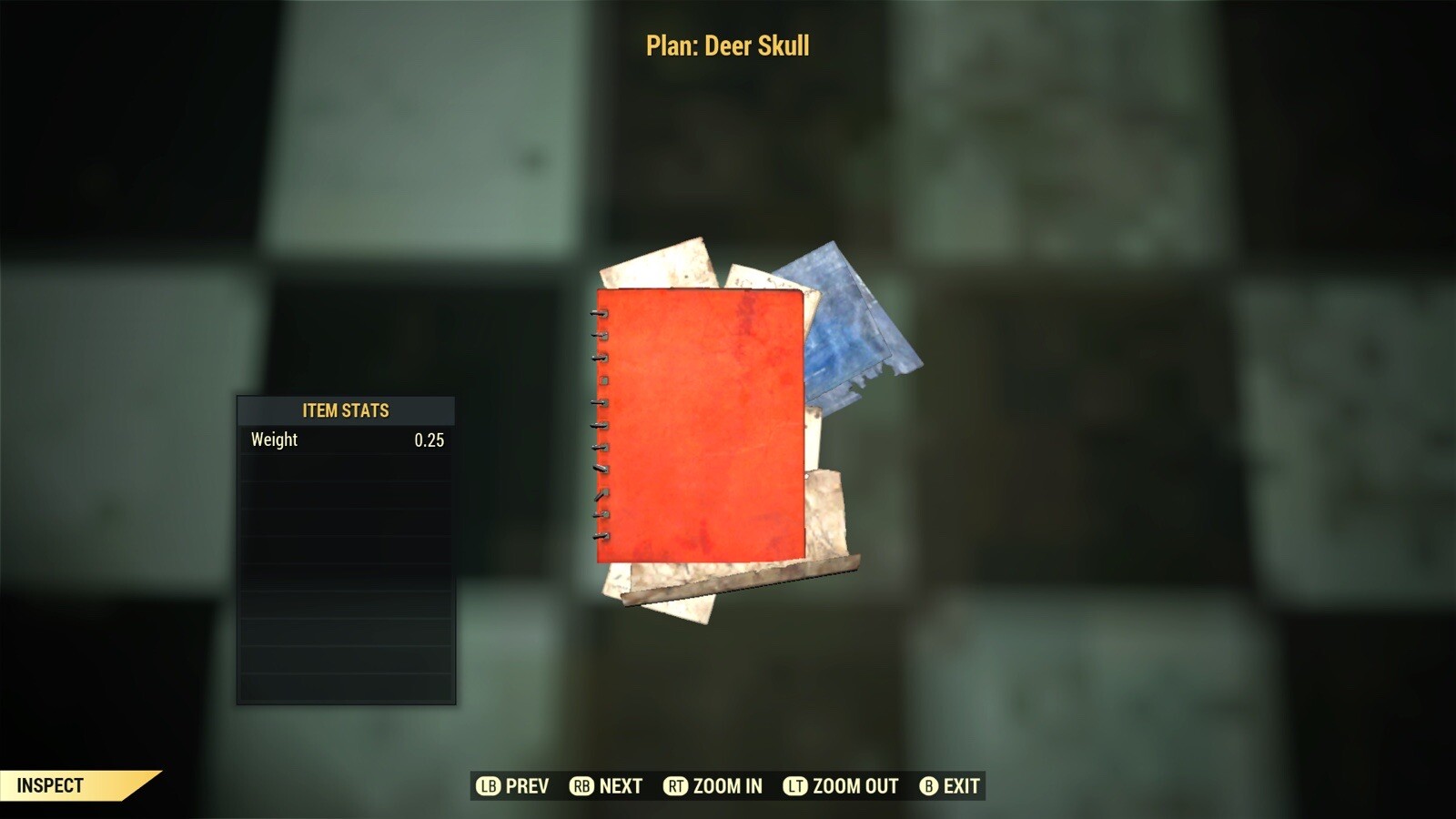 (Xbox) Deer Skull Plan