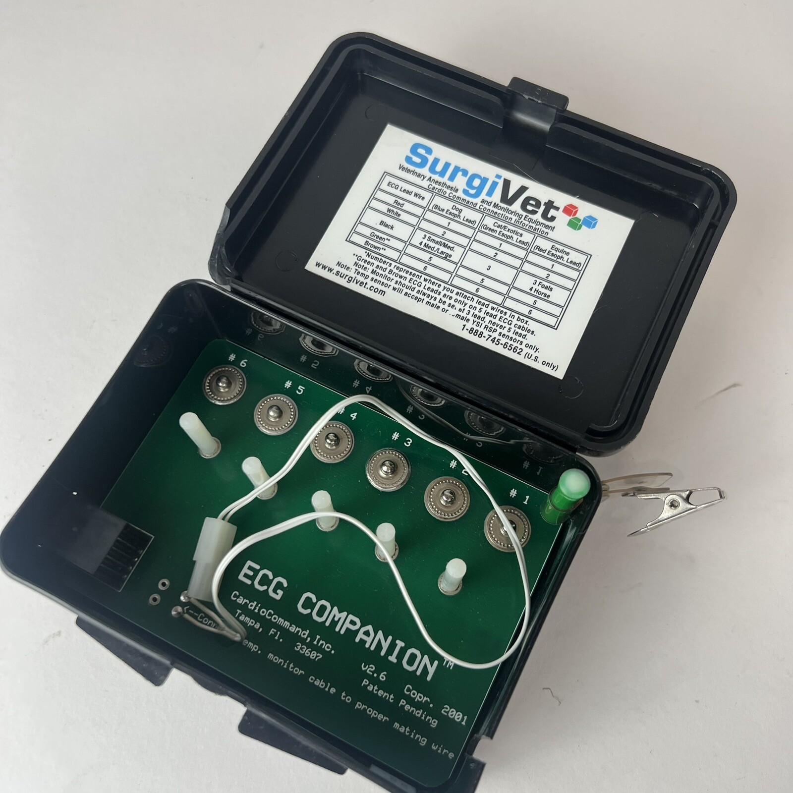 SurgiVet Monitoring Equipment Patient Monitor ECG Companion