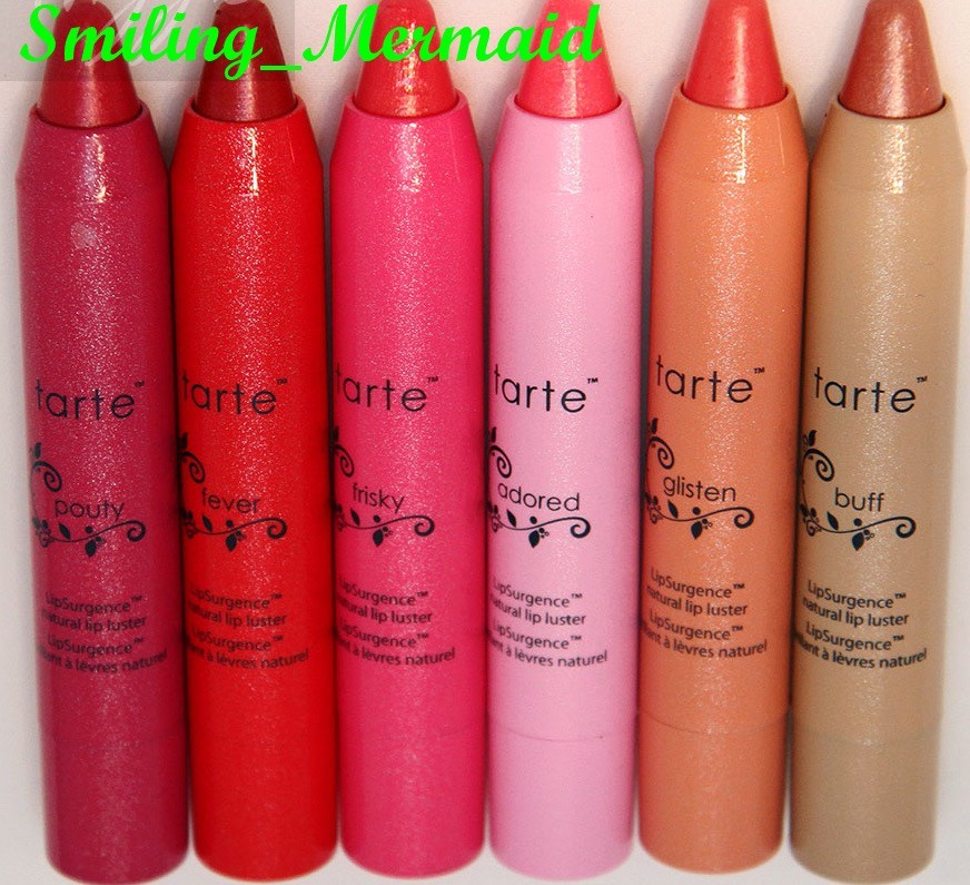TARTE LipSurgence Lip Luster Tint Creme *BIG SHADE CHOICE* Some Boxed. ALL NEW!