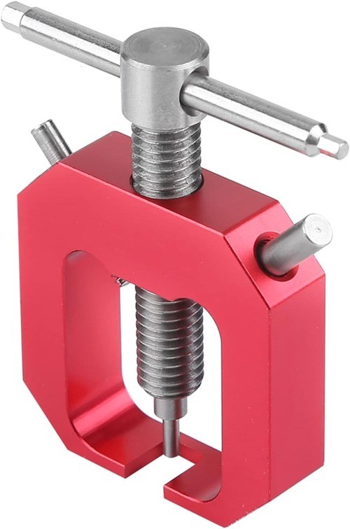 Mini Gear Puller Tool, Stainless Steel Pinion Bearing Puller for Dr Color: Red
