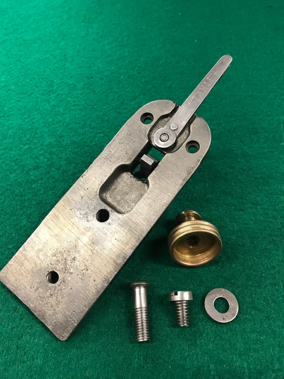Orig. Frog for Stanley No. 113 Circular Plane - 2 Screw Handle - Plus Hardware