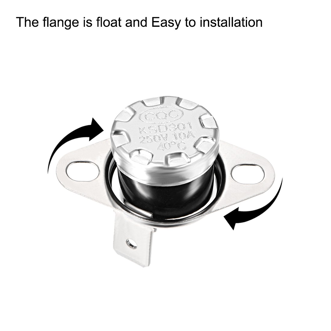 Temperature Control Switch , Thermostat 40°C , 10A Normally Closed N.C 5pcs