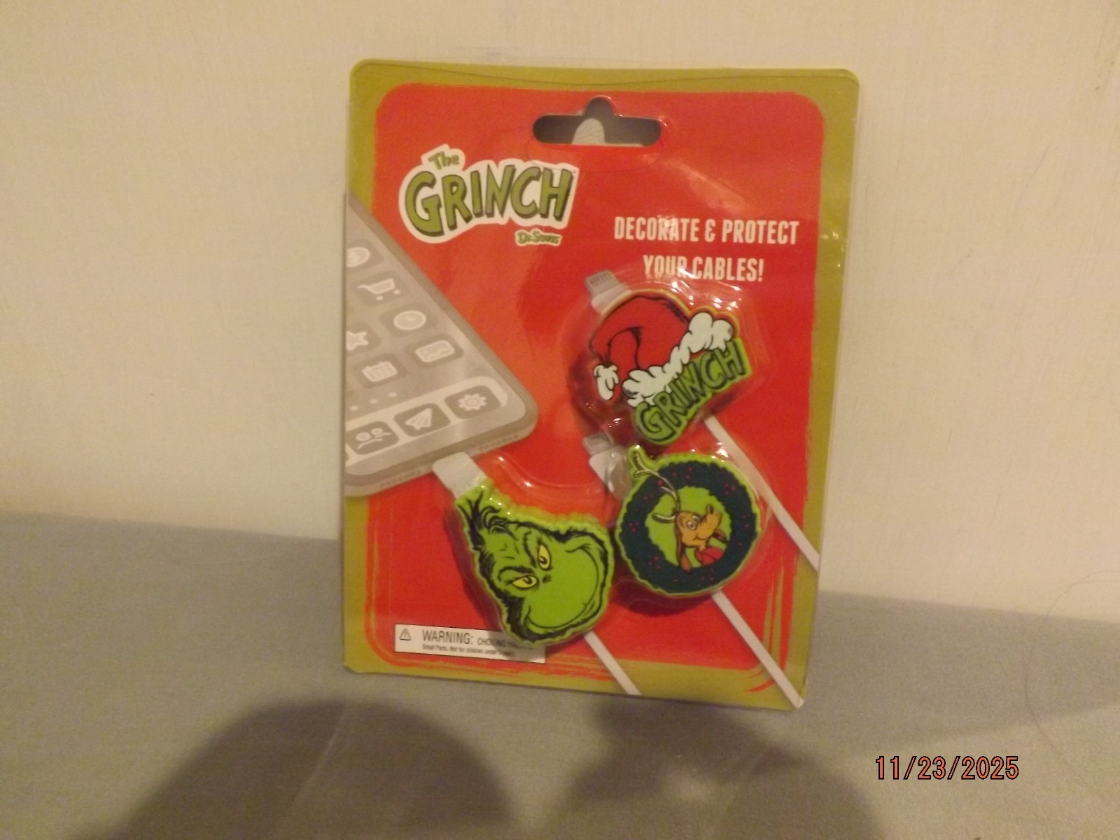 The Grinch Cable End Protectors NEW