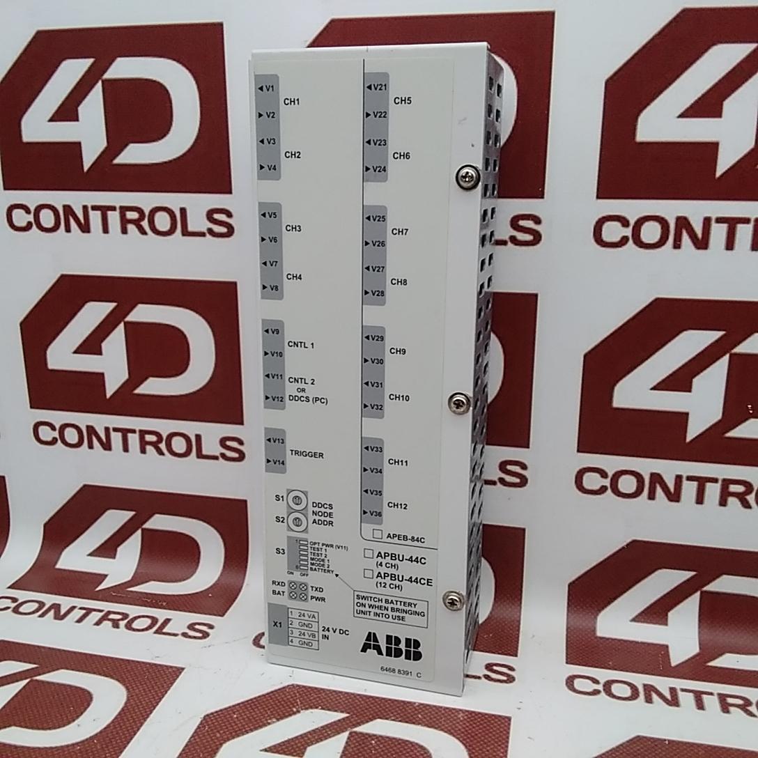 APBU-44C | ABB | Control Module, PPCS Branching Unit, 2X Kit, Used