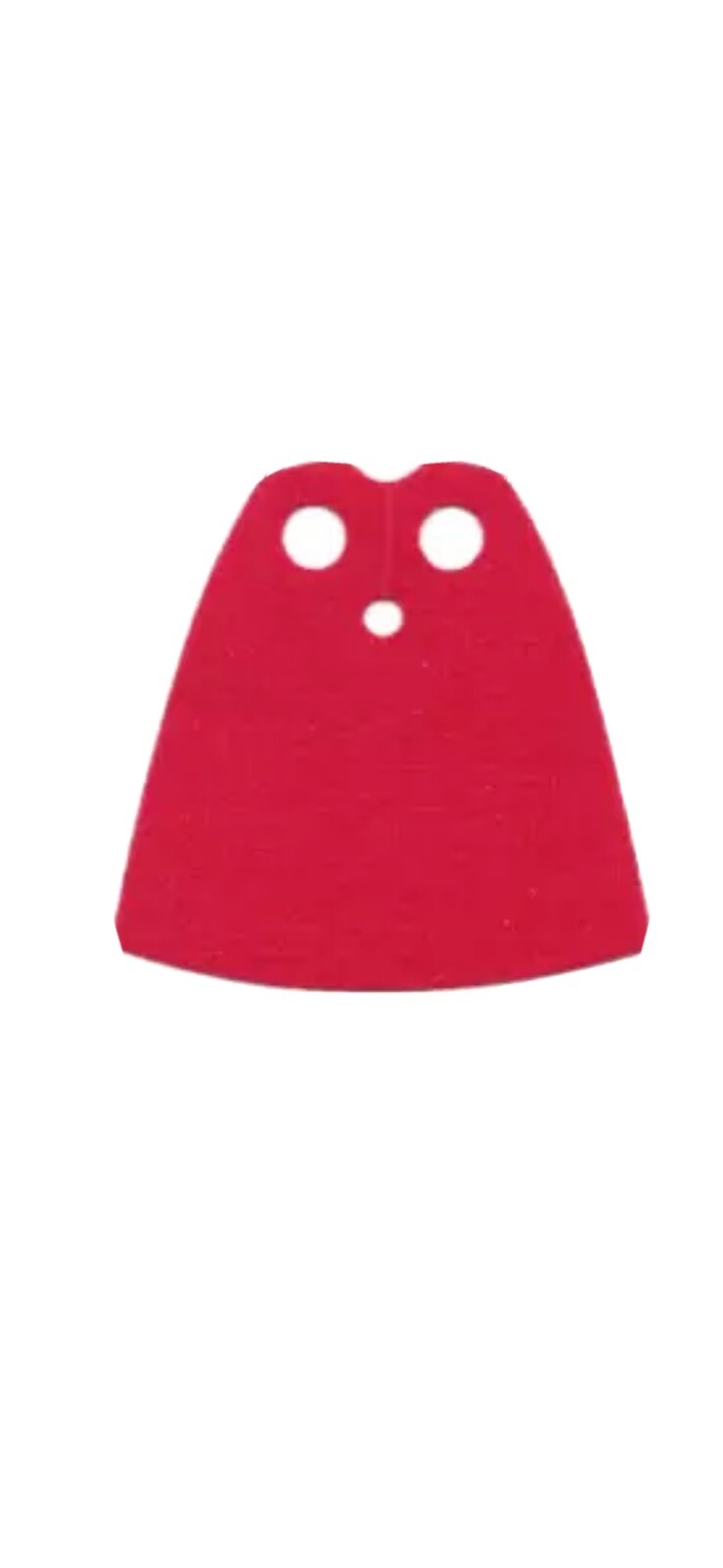 Red Cape Cloth, LEGO Minifigure Standard - (4cm)