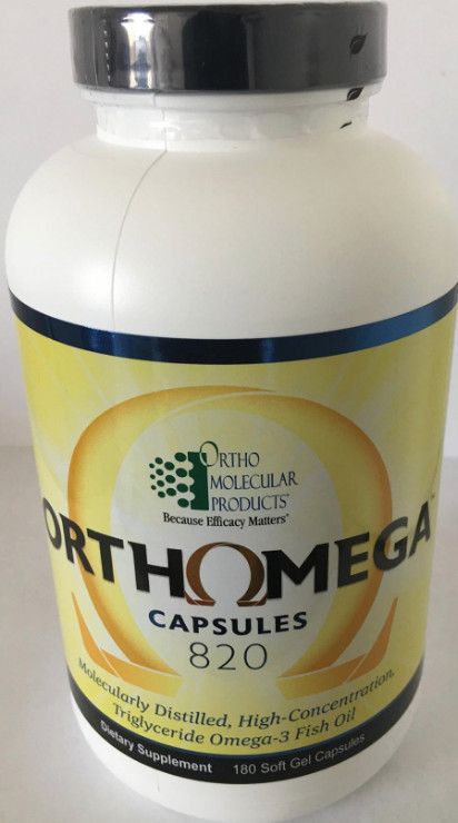 Ortho Molecular Products Orthomega 820 - 180 Softgels
