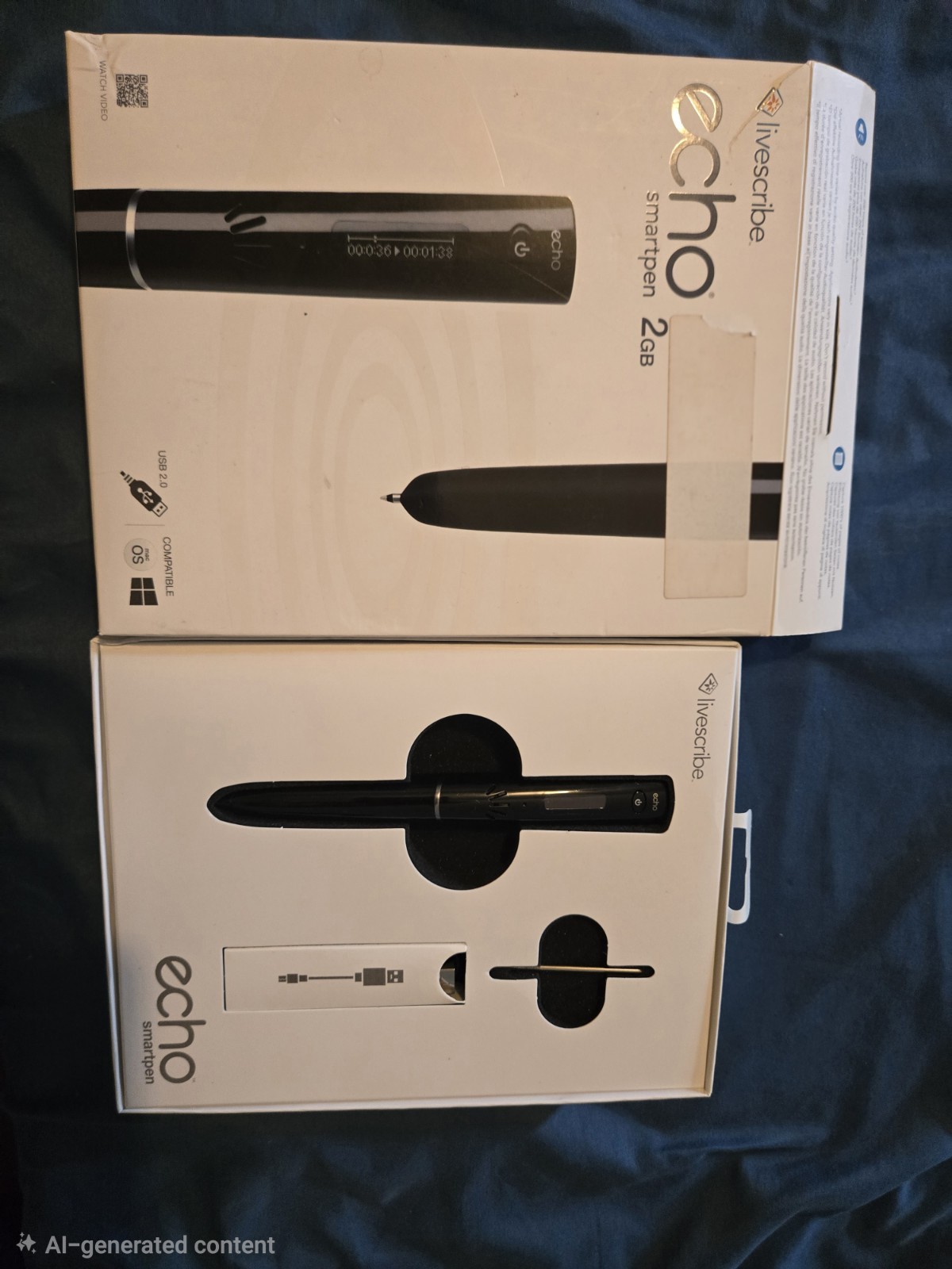 Livescribe Echo Smartpen 2GB Black APX-00008 Open Box, Never Taken Out Package