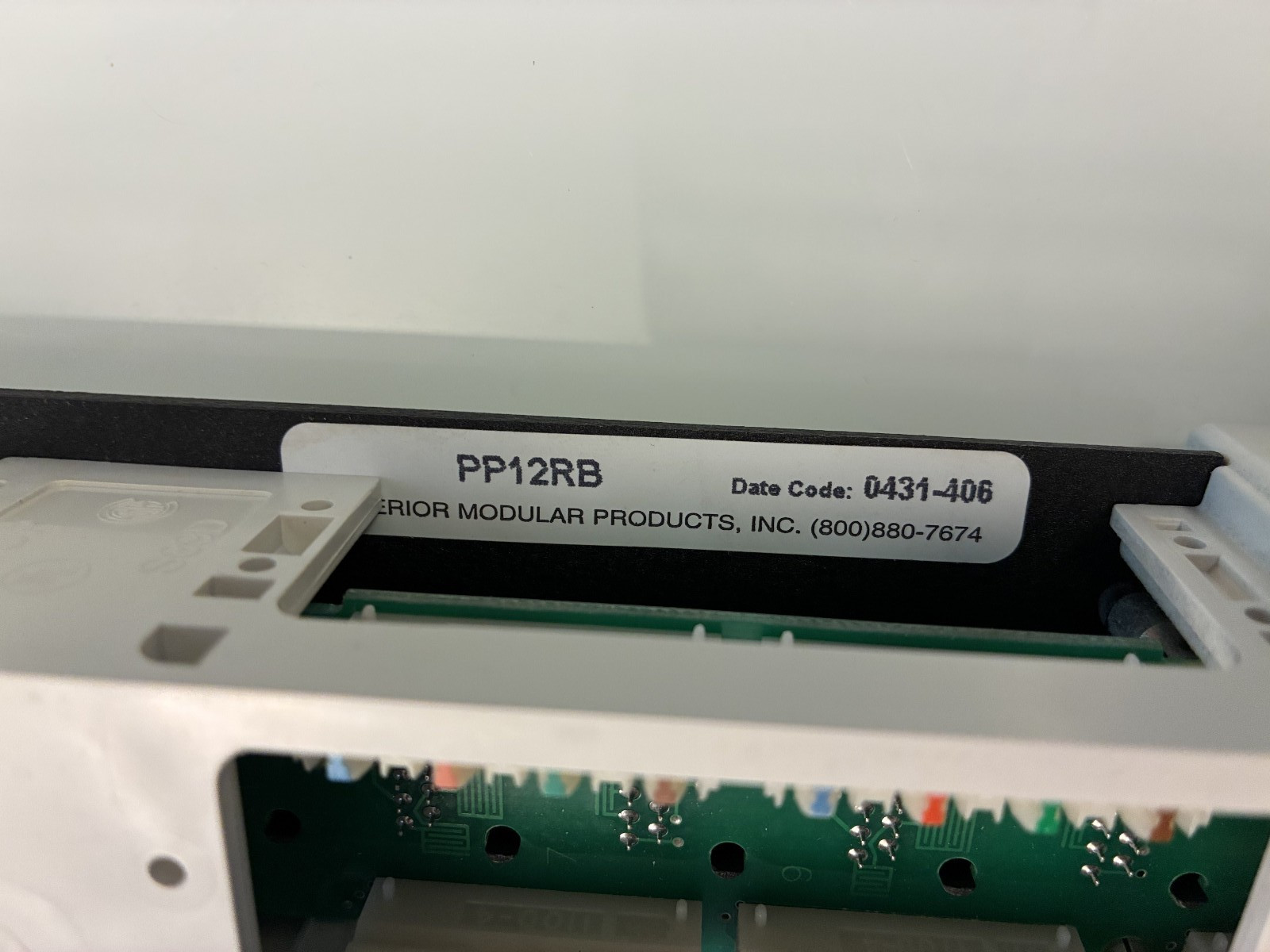 10" Mini 12-Port Vertical Patch Panel - PatchPoint 12R - PP12RB