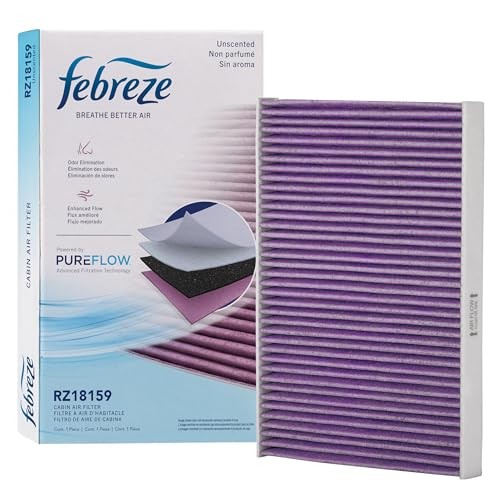 Odor Control Cabin Air Filter by PUREFLOW RZ18159 Fits 2018-2026 Alfa Romeo