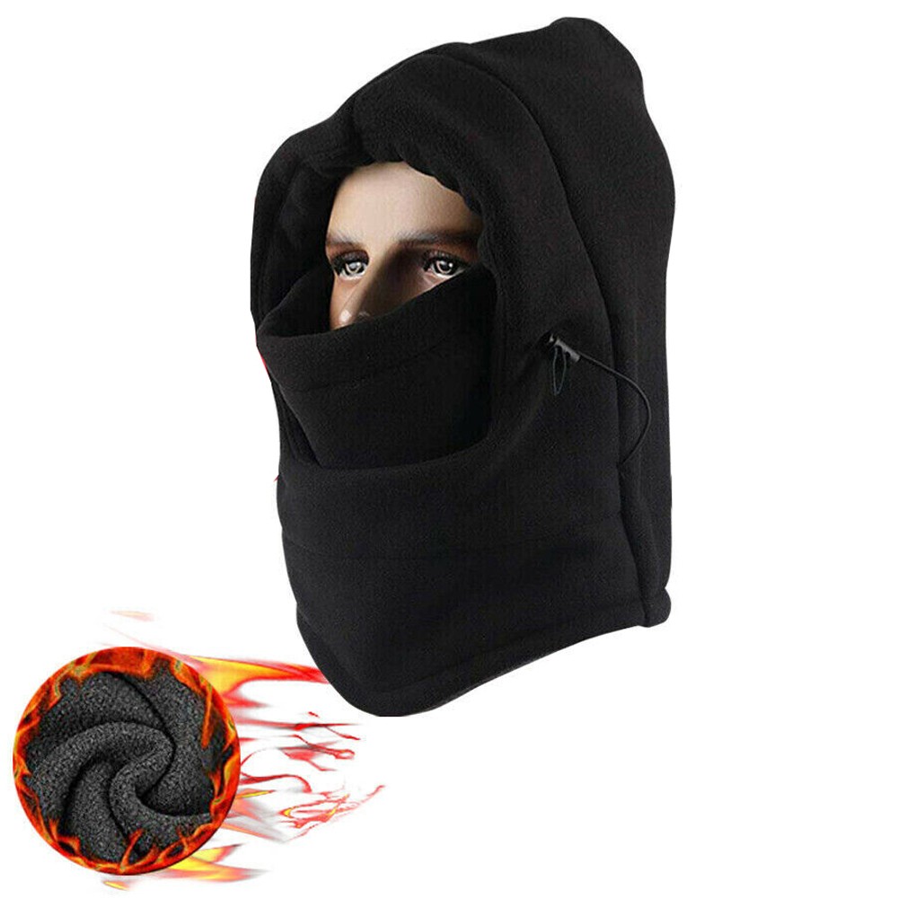 Winter Thermal Windproof Ski Mask Balaclava Fleece Full Face Mask for Men Women