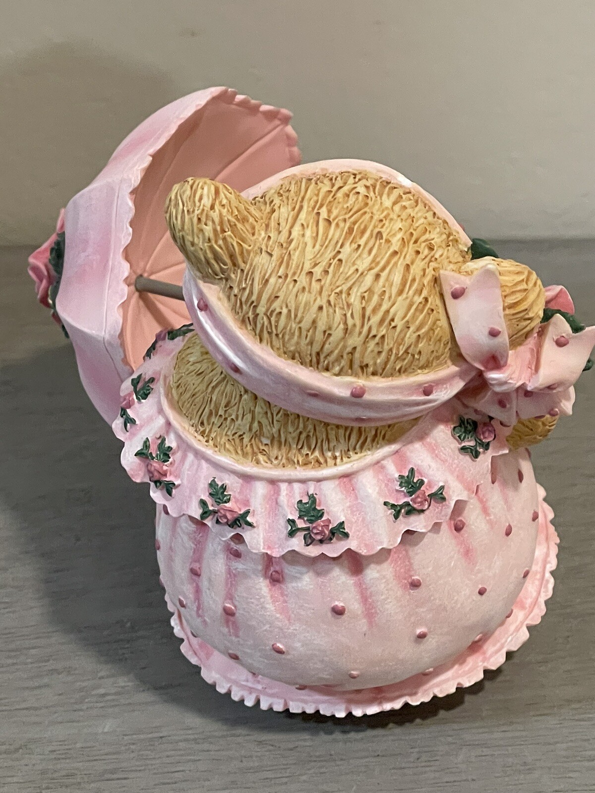 Cheerful Mary Teddy Bear Pink Rose Umbrella