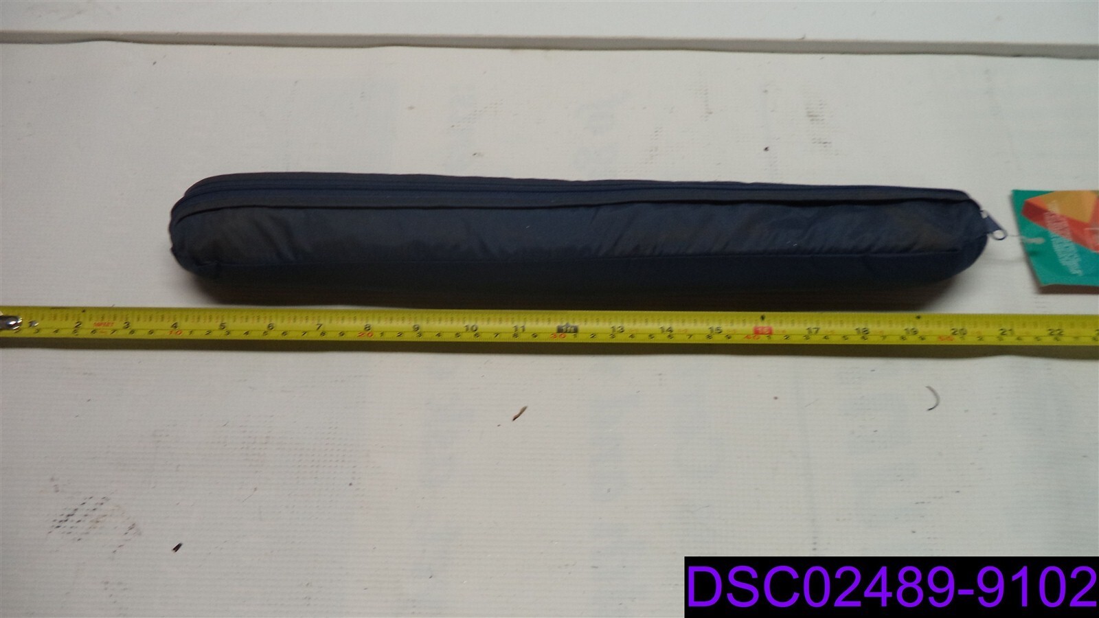 Qty = 2: Peerless Blue 42" Arc All In One Tote Bag Folding Umbrella P/N 2351MTB