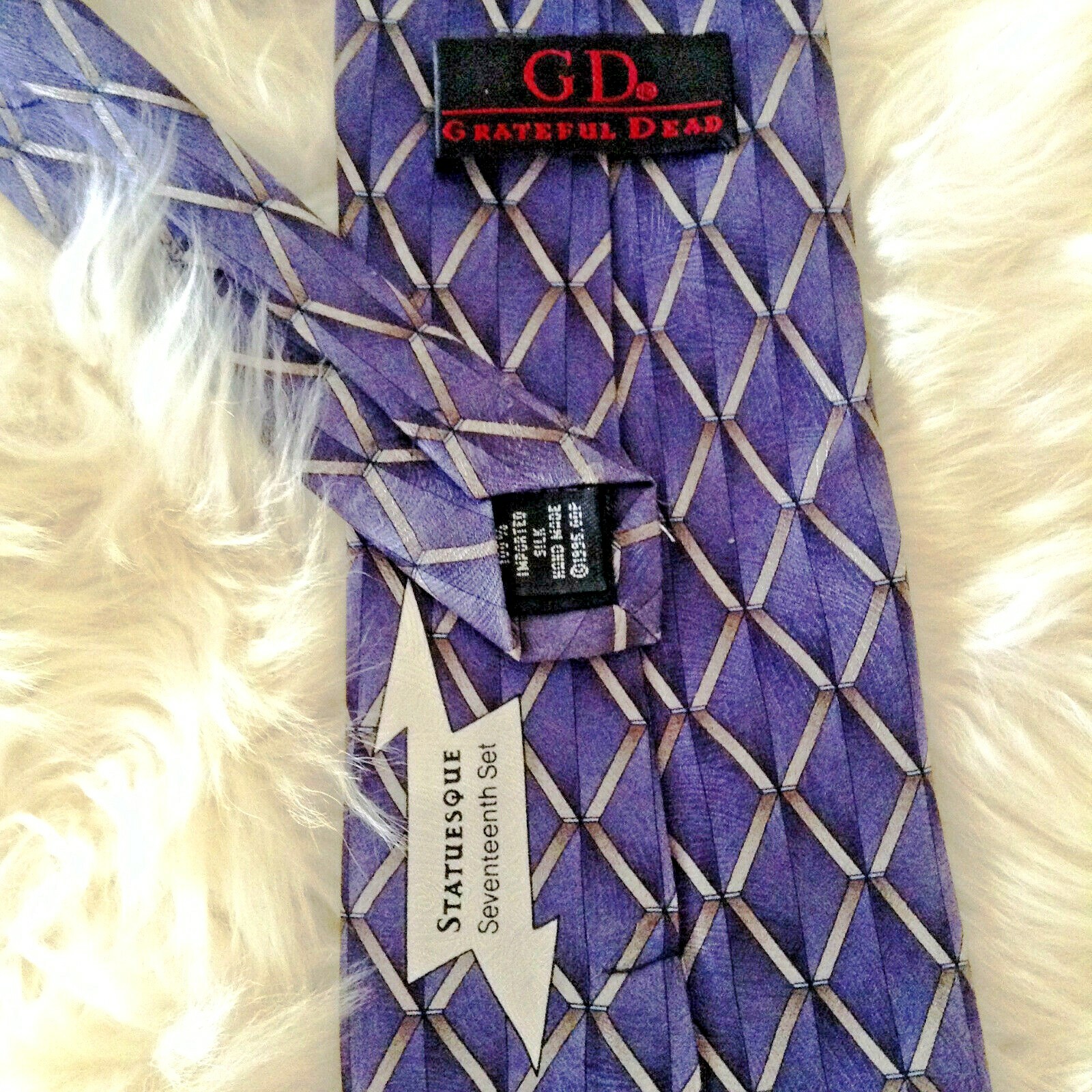 Authentic Rare Grateful Dead Statuesque Seventeenth Set Men's 100% Silk Tie