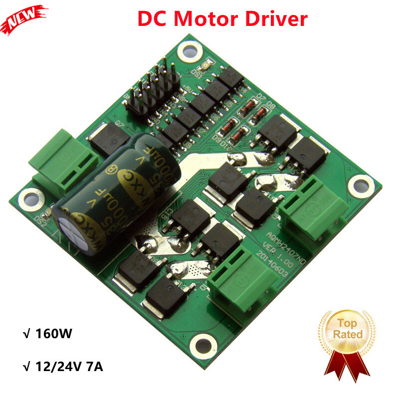 AQMH2407ND Dual DC Motor Driver Module 12/24V 7A 160W H Bridge L298 Logic