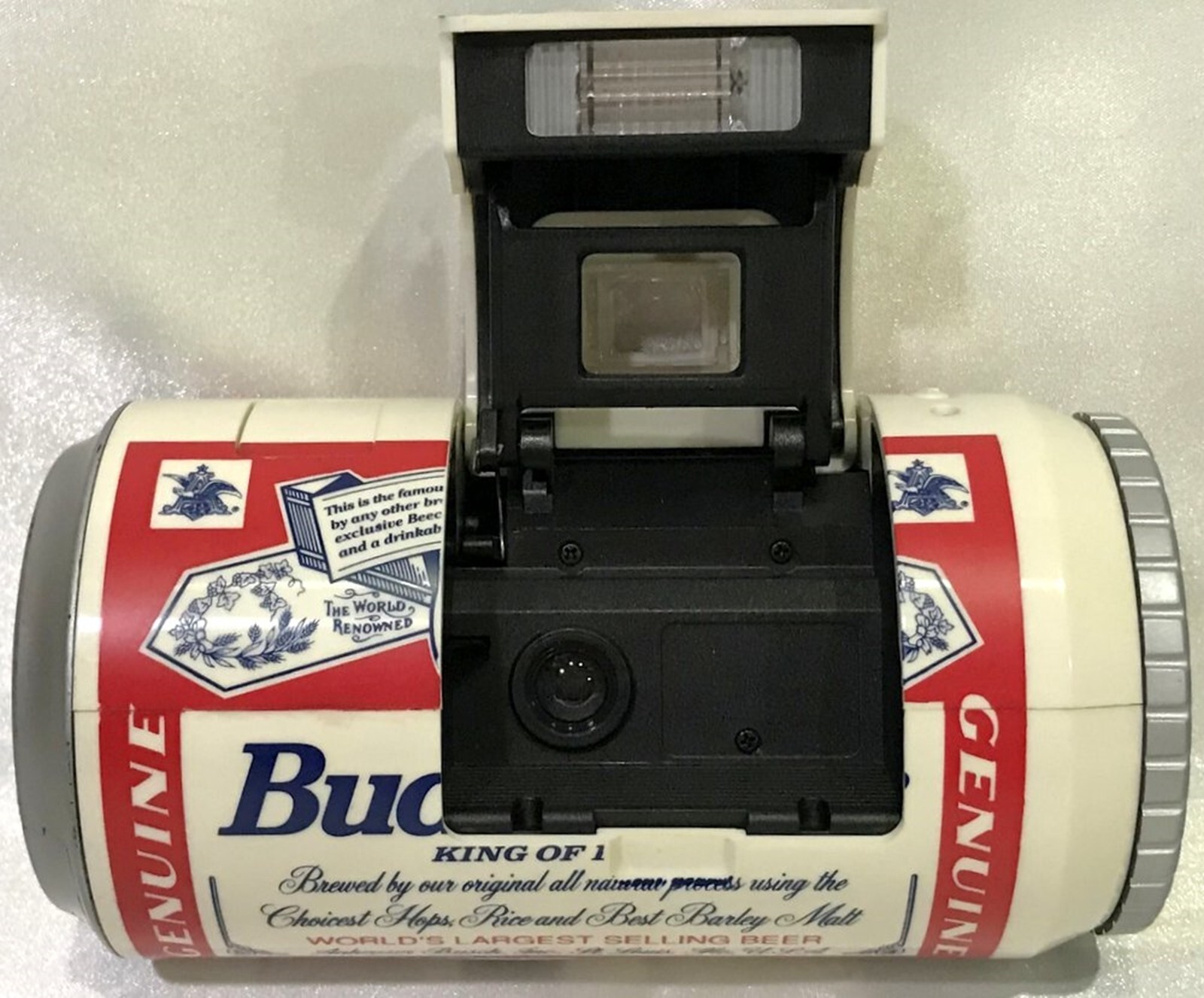BUDWEISER FILM CAMERA BEER CAN VINTAGE Used